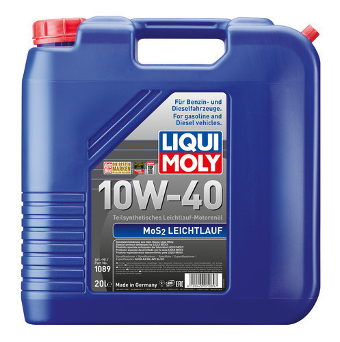 Liqui Moly 1089, MoS2 Leichtlauf 10W-40, 20 l
