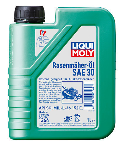 Liqui Moly 1264, Rasenmäher-Öl SAE 30, 1 l