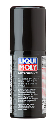 Liqui Moly 1592, Motorbike Kettenspray weiß, 50 ml