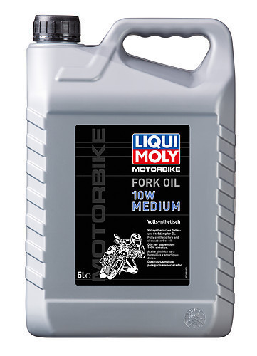 Liqui Moly 1606, Motorbike Fork Oil 10W medium, 5 l
