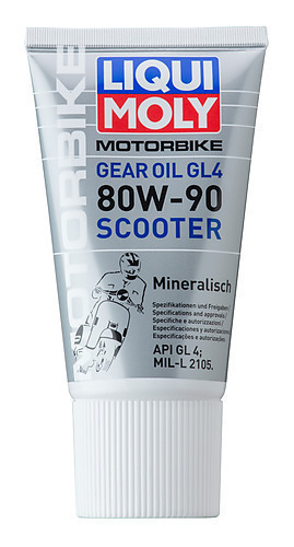 Liqui Moly 1680, Motorbike Gear Oil GL 4 80W-90 Scooter, 150 ml