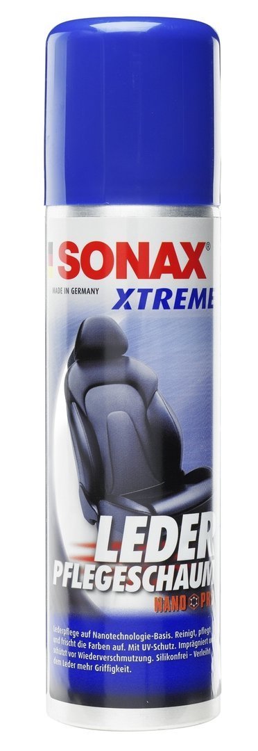 SONAX XTREME 289100 Leder Pflege Schaum Nano Pro, 250ml