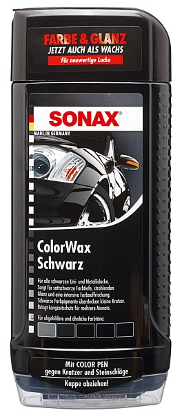 SONAX 298200 Color Wax schwarz, 500ml