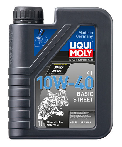 Liqui Moly 3044, Motorbike 4T 10W-40 Basic Street, 1 l
