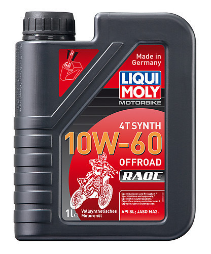 Liqui Moly 3053, Motorbike 4T Synth 10W-60 Offroad Race, 1 l