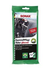 SONAX 415100 Kunststoff Pflegetücher glänzend, 10Stk.