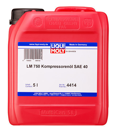 Liqui Moly 4414, LM 750 Kompressorenöl SAE 40, 5 l